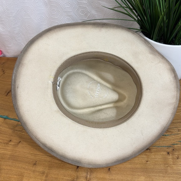 Stetson John Wayne by Stetson Cowboy Hat wool XL distressed - Picture 5 of 9